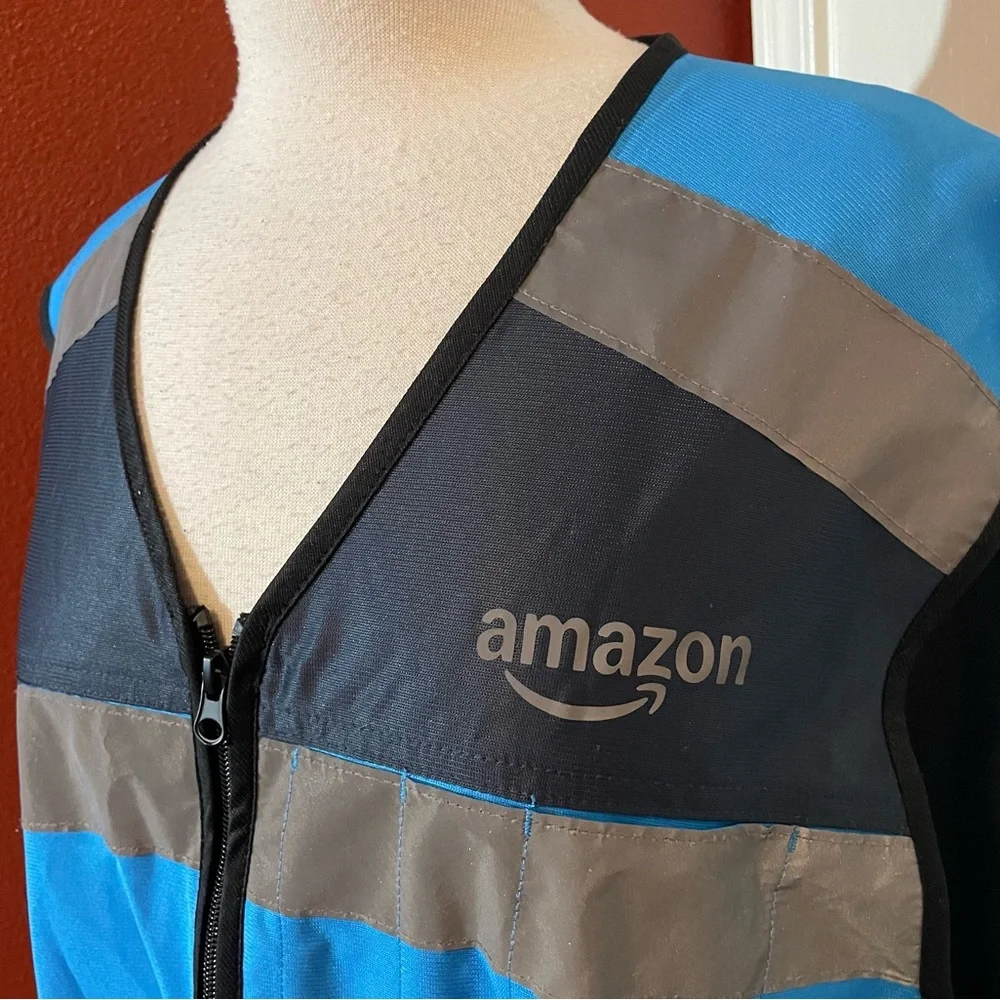 Amazon Flex High Visibility Reflective Safety Delivery Vest Designed Luly Yang‎